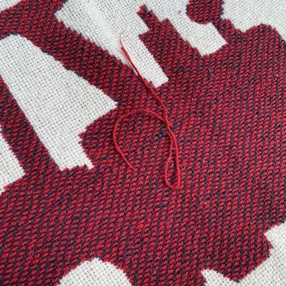 Crop‎ Production Services 2008 Woven Throw Blanket Tapestry Farming Corn Tractor